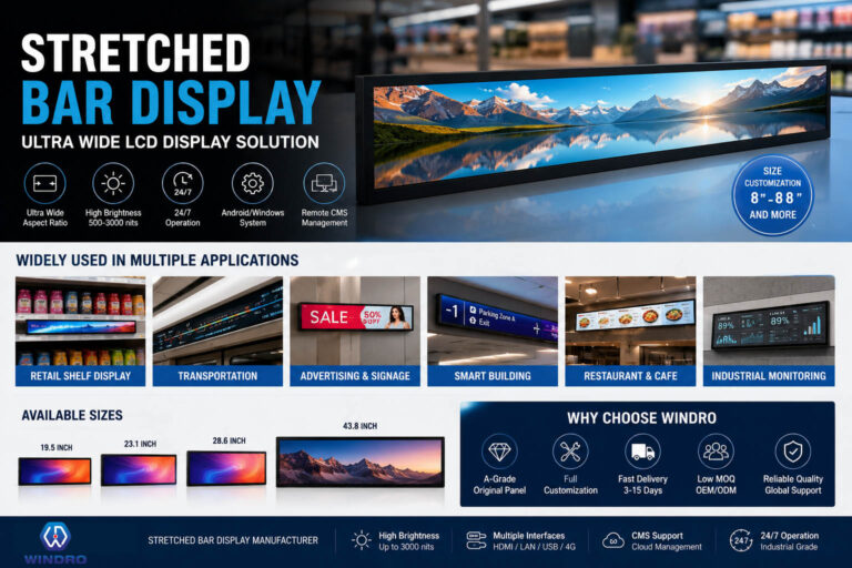 What is a Stretched Bar Display? The Complete Guide to LCD Bar Displays