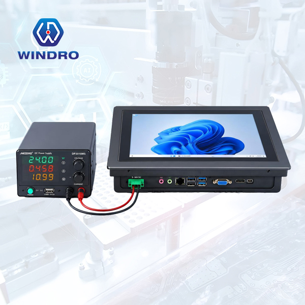 10.1 inch 500 nits fanless industrial panel PC with 9–36V wide voltage