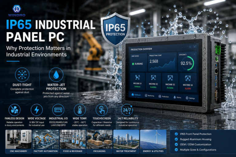 IP65 Industrial Panel PC: Why Protection Matters in Industrial Environments